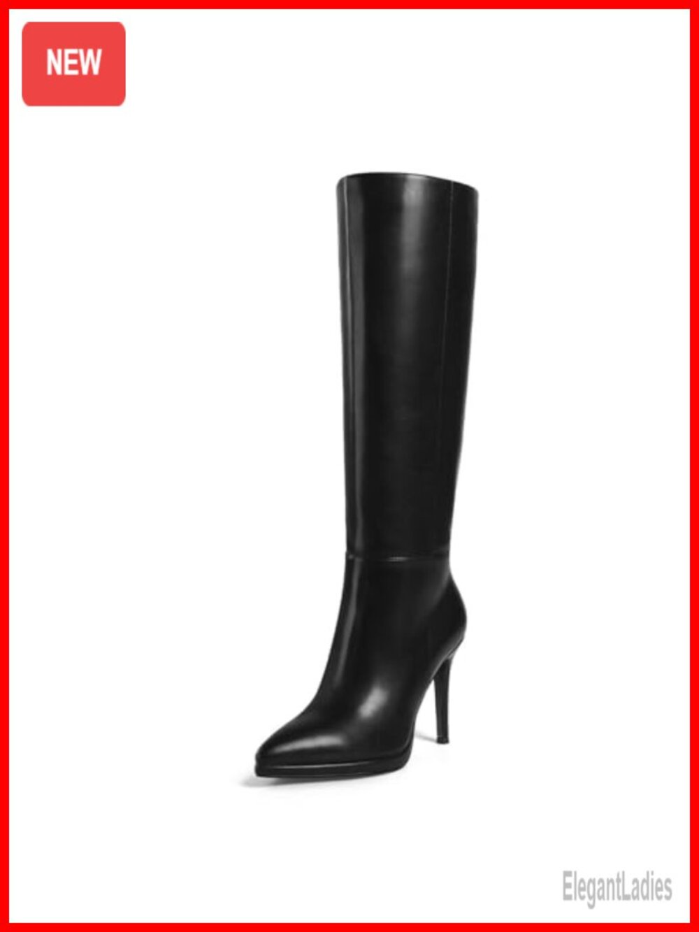 Knee High Boots for Women Platform Stiletto Heel Pointed Toe
